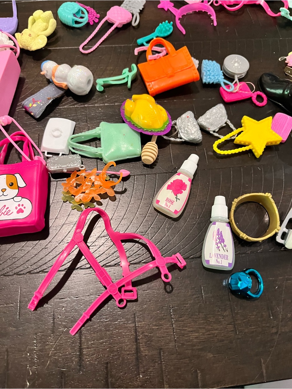 Assorted Barbie Doll Accessories lot Pet Doctor purses helmets skis more - Picture 6 of 9